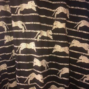 Black cheetah tank top dress